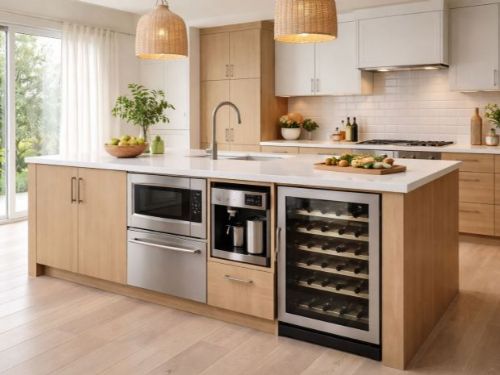 中島結合電器櫃裝潢攻略：高度、深度、插座位置全解析，美觀、便利、收納更升級